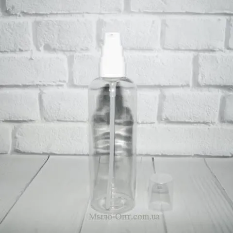 Флакон Глория с дозатором пластик 150 мл сырье для косметики Флакон Глория с дозатором пластик 150 мл артикул TM18061103