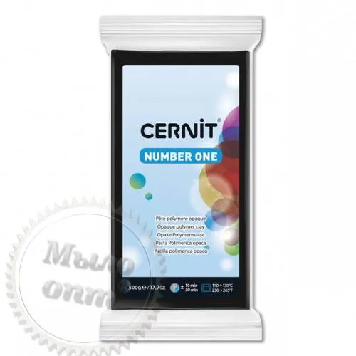 Polymer clay Cernit Cernit (Belgium) economy pack. 500 g - black, 100, 526.50 UAH, rating ⭐⭐⭐⭐⭐ Milo Opt