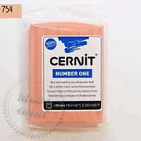 Polymer clay Cernit Cernit (Belgium) 56g, Pastel series, coral 754 cosmetic ingredient Mylo Opt