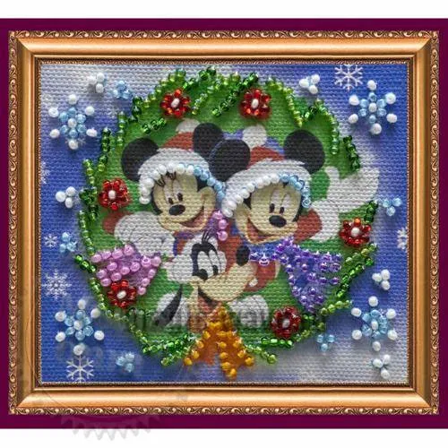 Magnet kit for embroidery with beads Happy New Year-6, 75.00 UAH, rating ⭐⭐⭐⭐⭐ Milo Opt