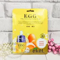 Тканевая маска для лица с Экстрактом Яичного Желтка Ekel Egg Mask описание и применение