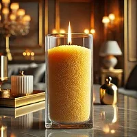 Bulk candle wax light yellow 1 kg cosmetic ingredient Mylo Opt