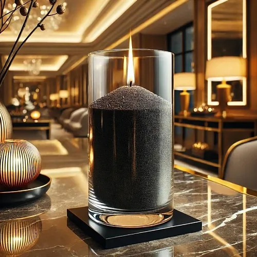 Granulated Black Sand Wax 1 kg cosmetic ingredient Mylo Opt