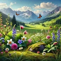Alpine Meadow Fragrance Oil 30 ml cosmetic ingredient Mylo Opt