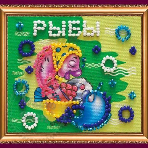 Set-magnet for embroidery with beads Zodiac Sign Pisces, 75.00 UAH, rating ⭐⭐⭐⭐⭐ Milo Opt