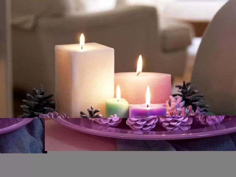 Идеи для декорирования новогодних свечей