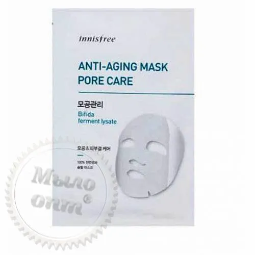 Тканевая маска Уход За Порами и Омоложение Innisfree Anti-aging Mask Pore Care
