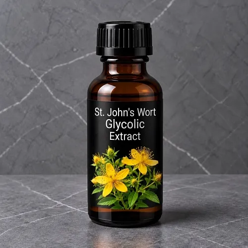 St John's Wort Glycolic Extract 25 ml cosmetic ingredient Mylo Opt