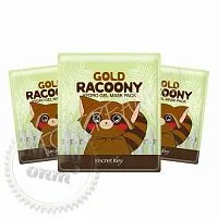Гидрогелевая маска для лица Gold Racoony Hydro Gel Mask Pack описание и применение