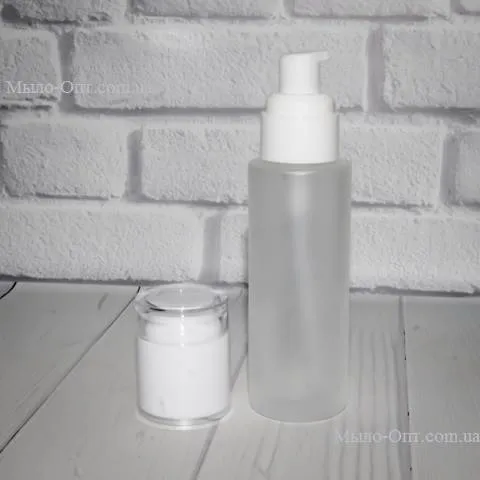 Bottle for cream matt with dispenser 60 ml Mylo Opt global supplier Bottle for cream matt with dispenser 60 ml cosmetic ingredient Mylo Opt