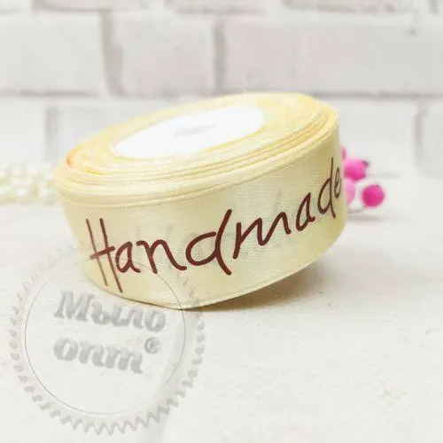 Satin ribbon Hand made New 25 cm milk 18 m Mylo Opt global supplier Satin ribbon Hand made New 25 cm milk 18 m cosmetic ingredient Mylo Opt