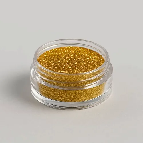 Glitter Golden Bright TS 117 (02 mm) 50 g cosmetic ingredient Mylo Opt