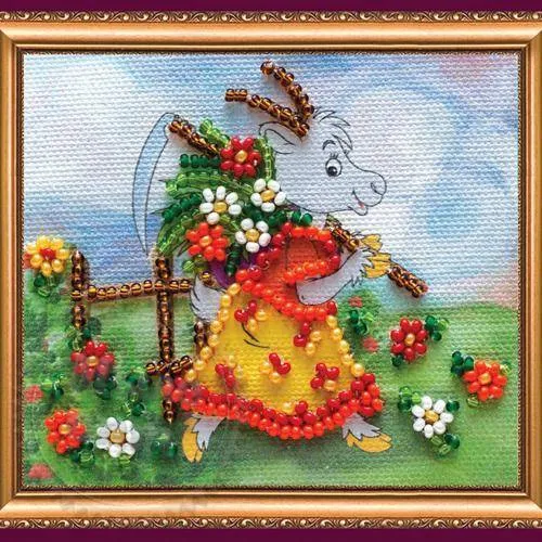 Kit-magnet for embroidery with beads From the hayfield, 75.00 UAH, rating ⭐⭐⭐⭐⭐ Milo Opt