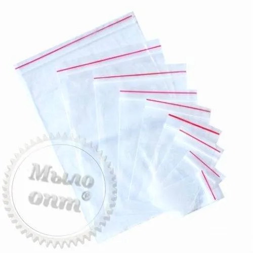 Пакет с zip замком 16х25 см, 10 шт