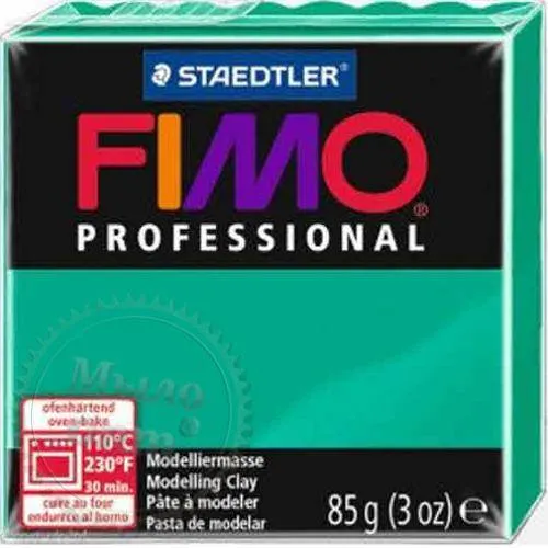 Fimo Professional 85 g Fimo Professional 500 pure green, 132.00 UAH, rating ⭐⭐⭐⭐⭐ Milo Opt