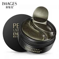 Гидрогелевые патчи в банке с черным жемчугом IMAGES Pearl Lady Series Eye Mask