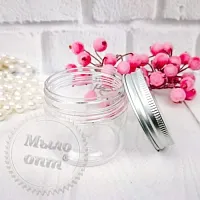Cosmetic jar with aluminum lid, 50 ml