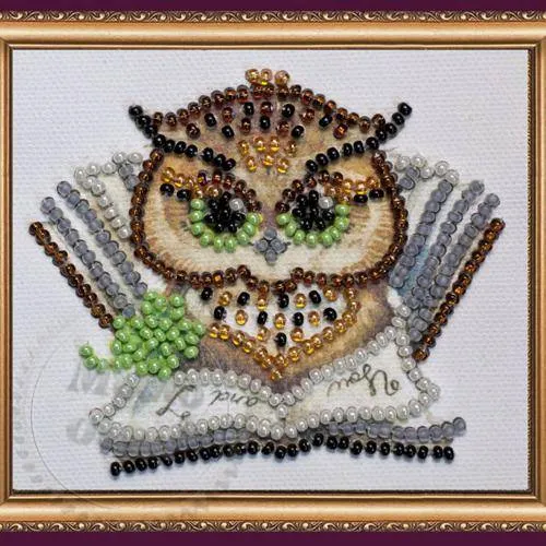 Set-magnet for embroidery with beads Owl-7, 75.00 UAH, rating ⭐⭐⭐⭐⭐ Milo Opt