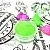 Fluorescent neon Green Glitter 1 kg cosmetic ingredient Mylo Opt