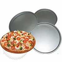 Baking dish metal Pizza (set of 3 pieces)