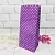 Paper bag with polka dots, Purple, photos, reviews, use