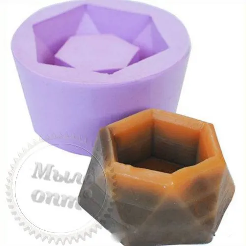 Flower pot shape 3D, 167.66 UAH, rating ⭐⭐⭐⭐⭐ Milo Opt