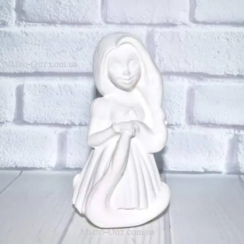 Гіпсова фігурка З косою красуня Гіпсова фігурка З косою красуня