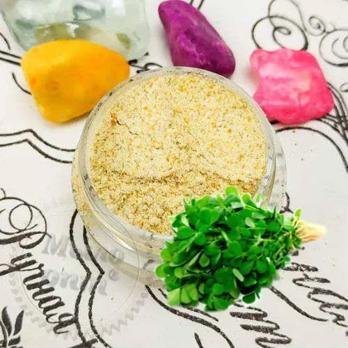 Fenugreek Powder 100 g Mylo Opt global supplier Fenugreek Powder 100 g cosmetic ingredient Mylo Opt