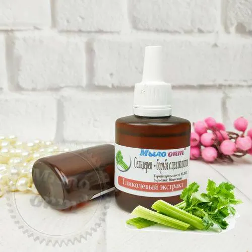 Celery glycol extract - fight against cellulite, 1 L, 214.50 UAH, rating ⭐⭐⭐⭐⭐ Milo Opt