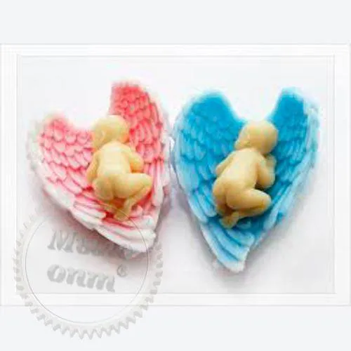 Silicone Mold 3D Wings + Sleeping Baby, 316.68 UAH, rating ⭐⭐⭐⭐⭐ Milo Opt
