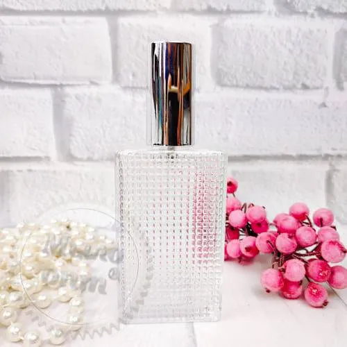 Bottle Prestige 55 ml with plastic spray from 100 pcs Mylo Opt global supplier Bottle Prestige 55 ml with plastic spray from 100 pcs cosmetic ingredient Mylo Opt