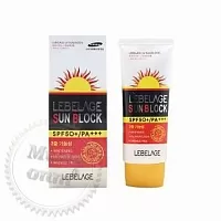 Купить Солнцезащитный Водостойкий Крем Lebelage UV Sun Block Cream SPF50, 30 мл в Украине
