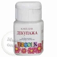 Клей для декупажа по твердой поверхности Decola, 50 мл