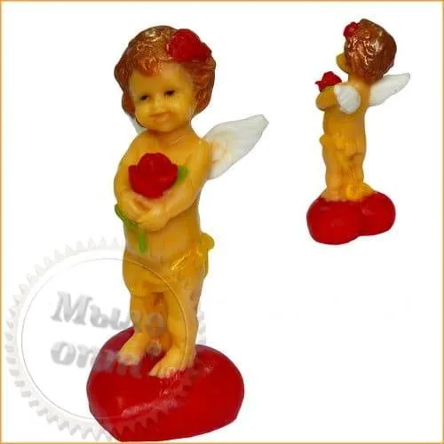 Shape Angel with a rose on a heart 3D, 251.49 UAH, rating ⭐⭐⭐⭐⭐ Milo Opt