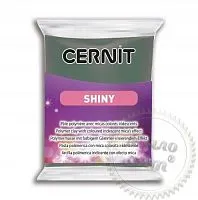 Полимерная глина Цернит Cernit Shiny Цернит Зеленая утка эффектом слюды, 630 (Бельгия), 56 г
