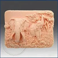 Silicone Mold 3D Elephants cosmetic ingredient Mylo Opt
