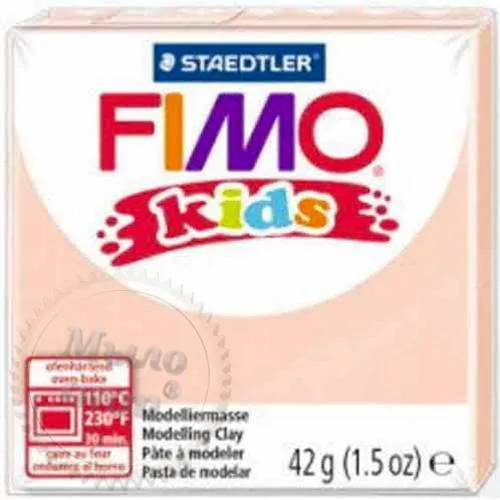 Фимо Кидс полимерная глина Fimo Kids 43, телесный