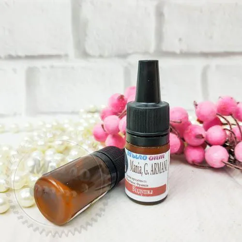 Mania G ARMANI Fragrance Oil 5 ml Mylo Opt global supplier Mania G ARMANI Fragrance Oil 5 ml cosmetic ingredient Mylo Opt