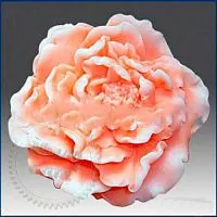 Силиконовая форма Пышный пион, 3D описание и применение