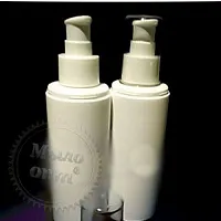White bottle with pump dispenser 150 ml