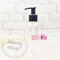 Transparent bottle Prague 300 ml dispenser 10 pcs cosmetic ingredient Mylo Opt