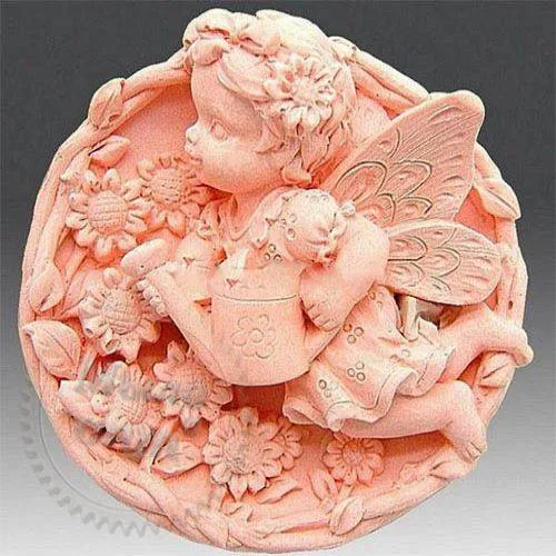 Silicone mold 3D Fairy with a watering can, 214.23 UAH, rating ⭐⭐⭐⭐⭐ Milo Opt