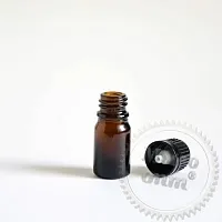Glass bottle 5 ml dispenser lid cosmetic ingredient Mylo Opt