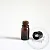 Glass bottle 5 ml dispenser lid cosmetic ingredient Mylo Opt
