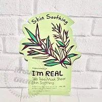 Тканевая маска с экстрактом чайного дерева I`m Real tea tree mask sheet skin soothing описание и применение
