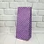 Paper bag with polka dots, Purple, photos, reviews, use