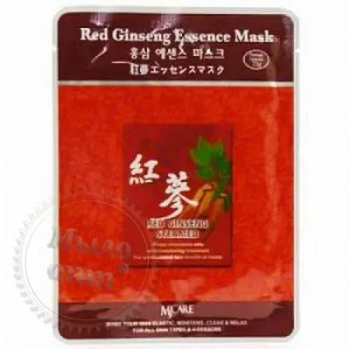 MJ CARE Essence Mask Red Ginseng, 37.91 UAH, rating ⭐⭐⭐⭐⭐ Milo Opt