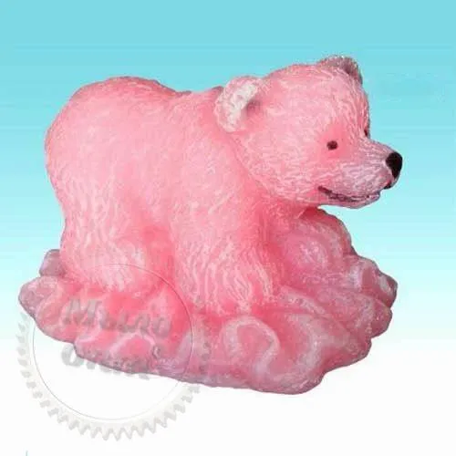 Silicone mold 3D Teddy bear on an ice floe, 195.60 UAH, rating ⭐⭐⭐⭐⭐ Milo Opt