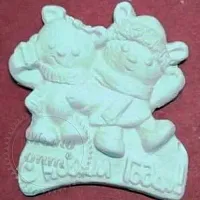 Plaster figure Teddy bear flat cosmetic ingredient Mylo Opt