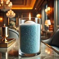 Bulk candle wax light blue 1 kg cosmetic ingredient Mylo Opt